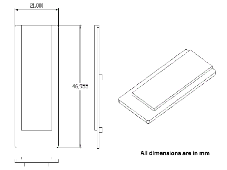 05214a1d204d02cc77a309db9d3c9a9b.png Mechanical Dimensions Interposer Board