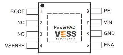 b704f7e9f3f2f89cd45e9e80dda327fd.jpg DDA Package 8-Pin SOIC with Thermal Pad Top View-vess