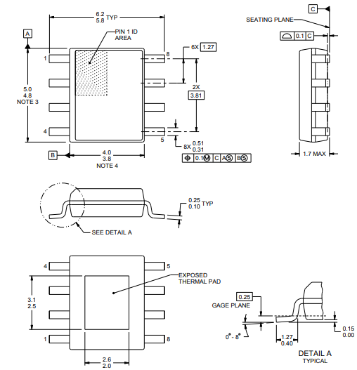 9acdf75843670bc3b429ba746e6f5ac0.png TPS5450DDAR PACKAGE OUTLINE